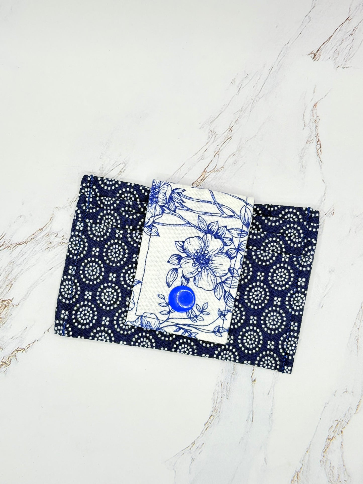 ORIENTAL FLOWER WALLET W/ FLAP