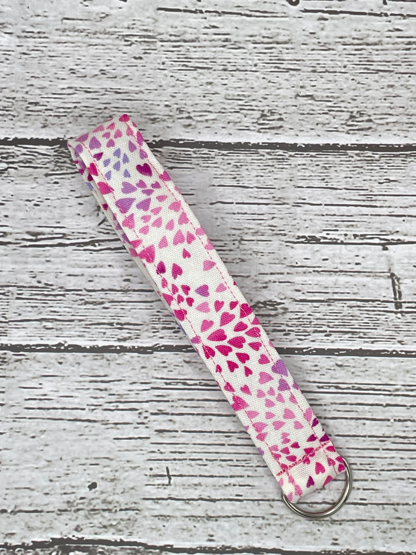 HEARTS SPRINKLES SMALL KEY FOB LANYARD